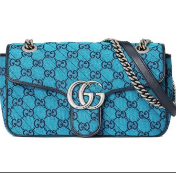 Gucci Small GG Marmont Multicolor Shoulder Bag - Picture 1 of 10